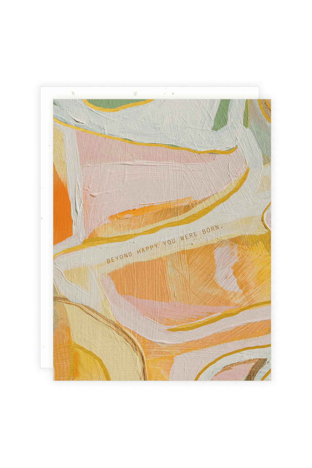 abstract beautiful birthday card - shop greeting cards on wallflower
