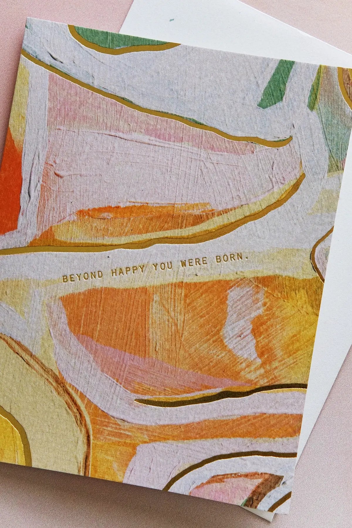 abstract beautiful birthday card - shop greeting cards on wallflower