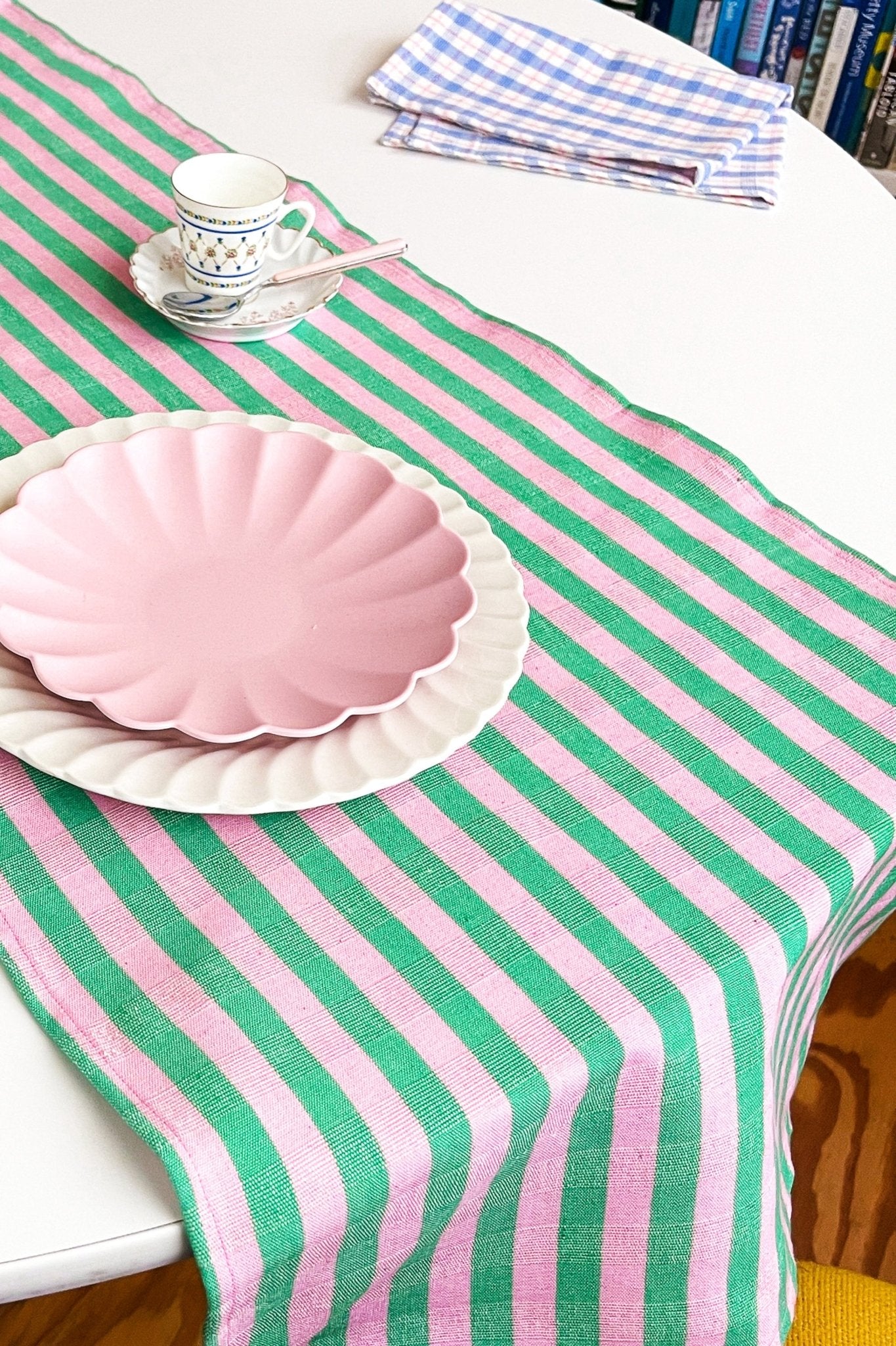Flora Stripe Table Runner