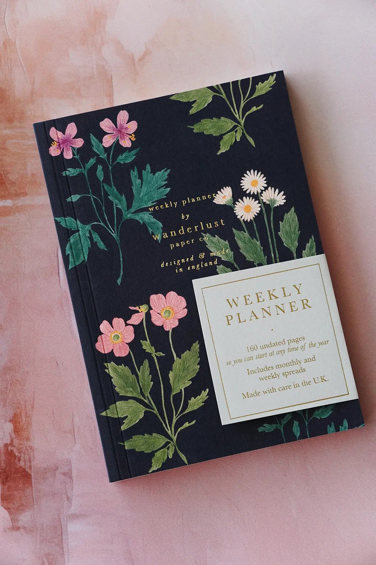 floral undated weekly planner - shop 2025 planners on wallflower