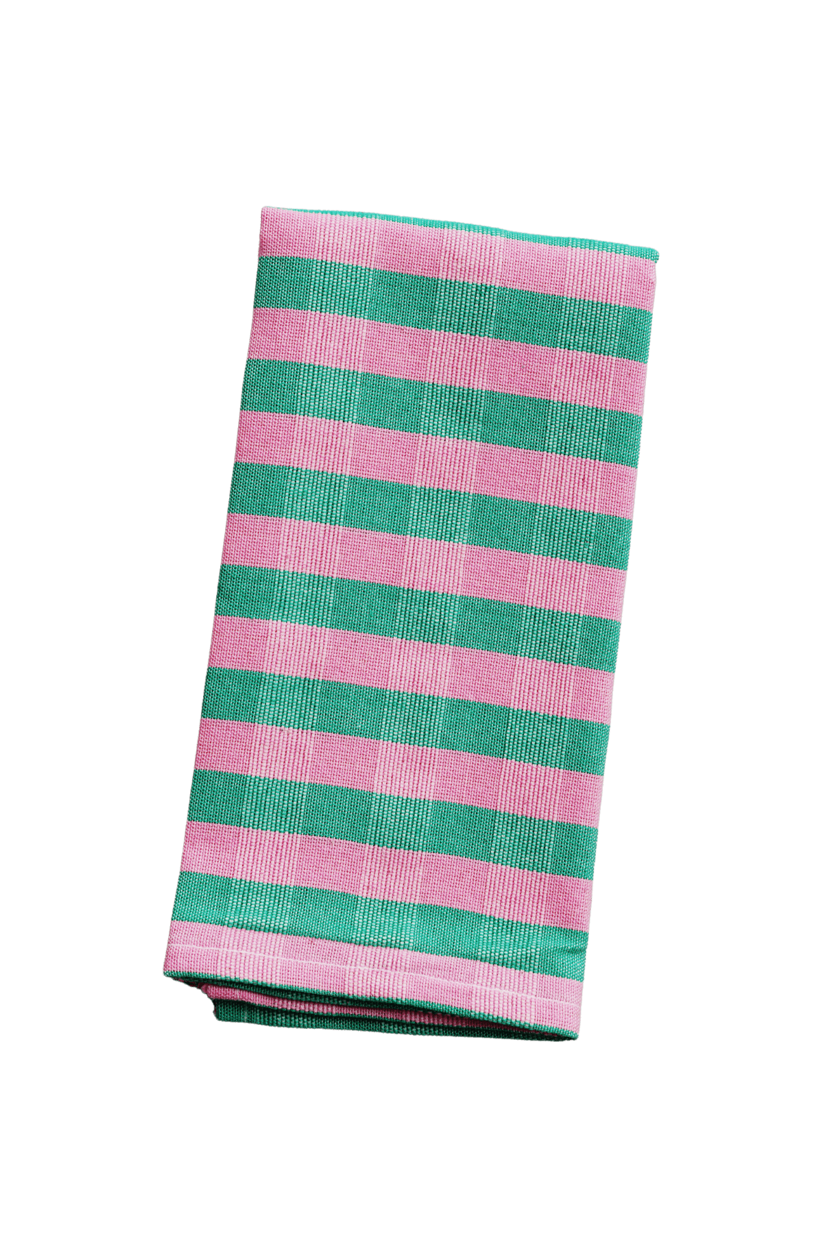 archive new york pink and green handwoven napkins