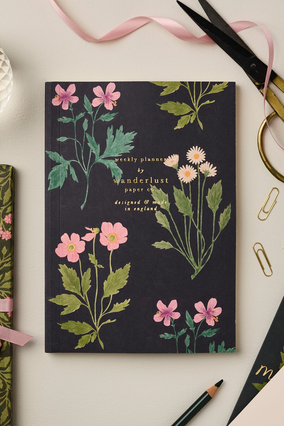 floral undated weekly planner - shop 2025 planners on wallflower