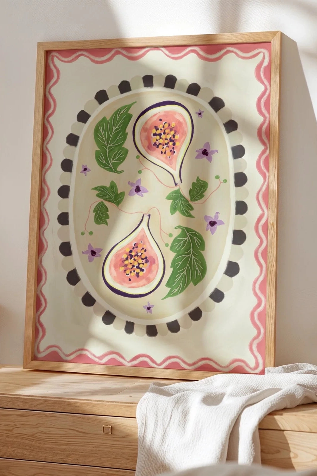 figs whimsical art print