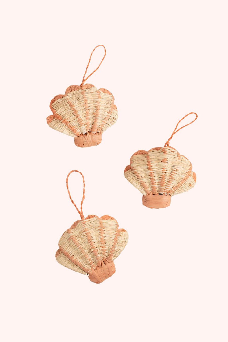 seashell christmas ornaments shop beach ornaments on wallflower