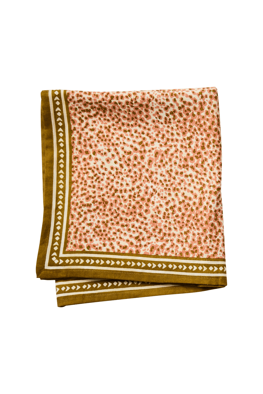 blockprint square spring scarf