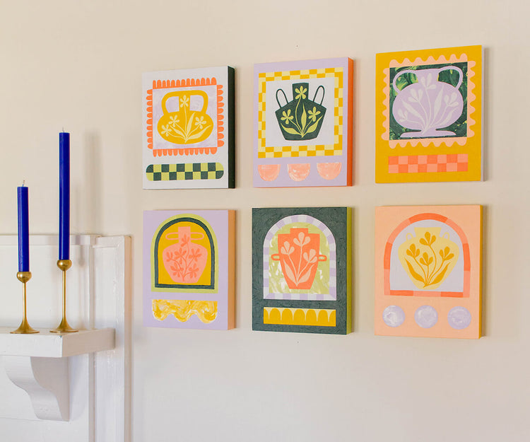 grown wild paper co x wallflower original art collab
