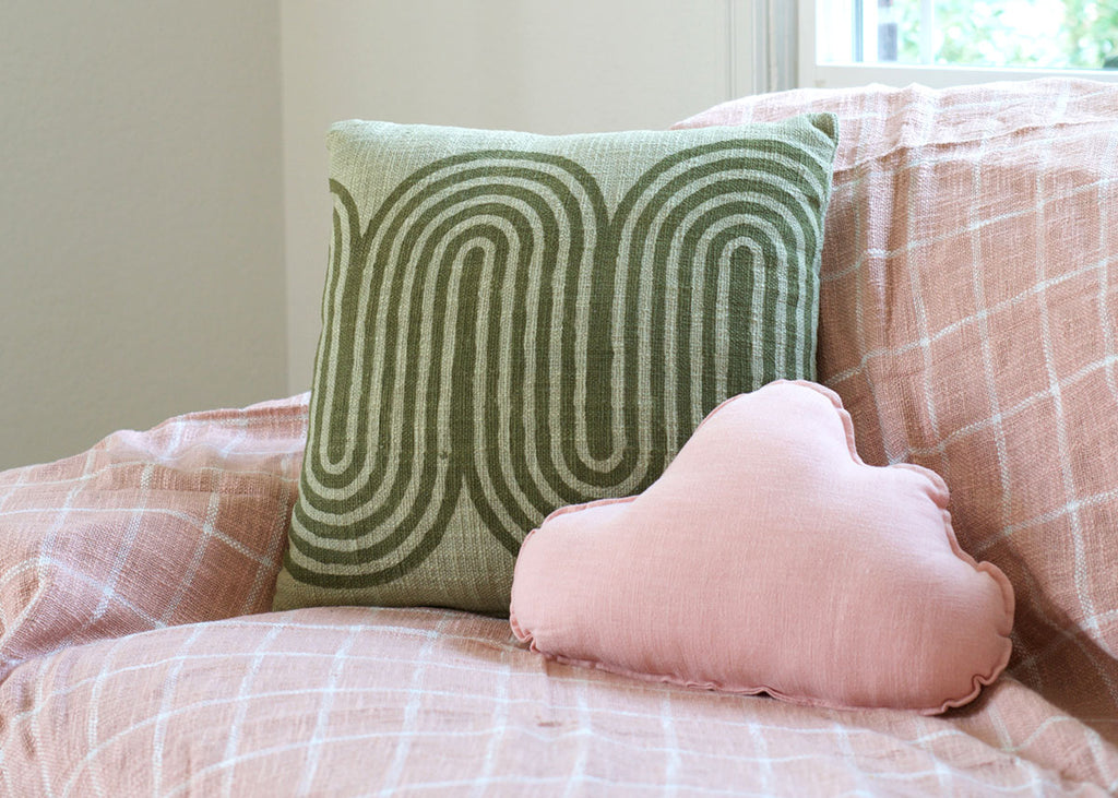 gold ruffle pillow ✿ shop cozy interior design on wallflower