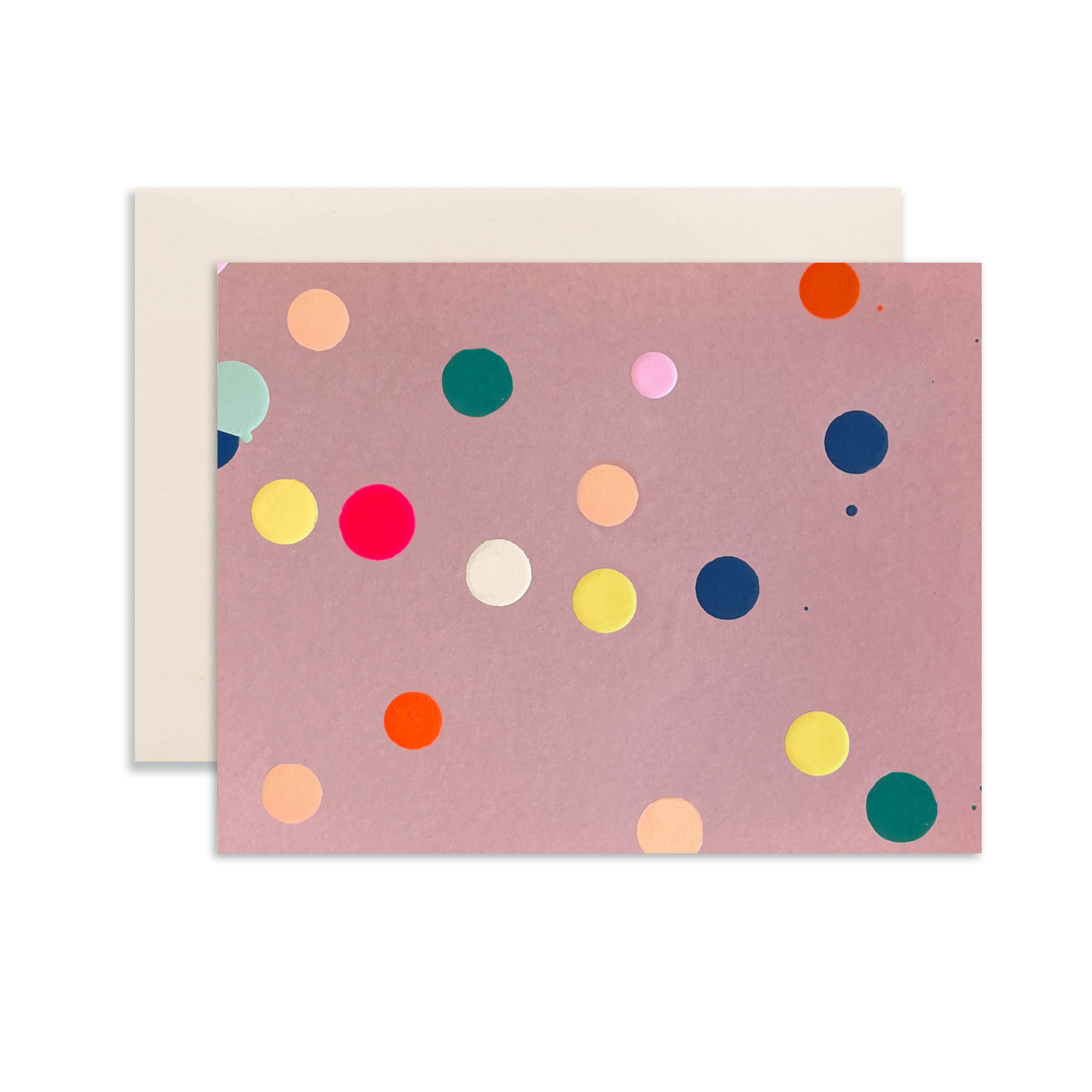 moglea colorful dots stationery set of greeting cards
