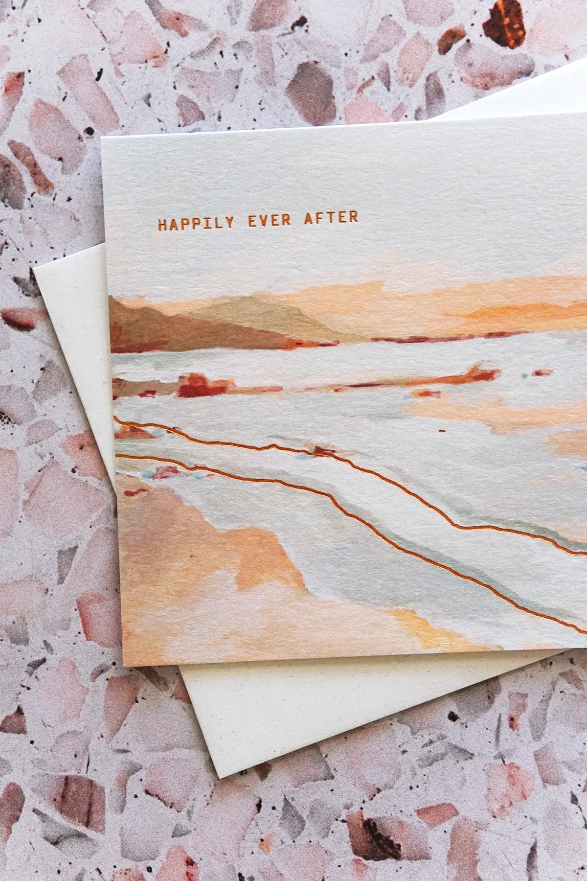 happily ever after wedding card