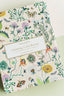 Wondergarden stationery set by bespoke letterpress