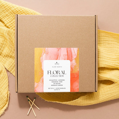 slow north candle gift box