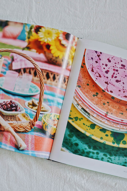 At The Artisan's Table Book Colorful Pages - Gorgeous Decor / Entertaining Book for Hostess or Housewarming Gift