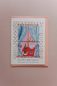 happy birthday from afar card mr boddington's studio