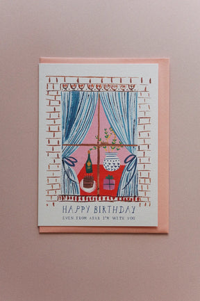 happy birthday from afar card mr boddington's studio