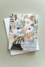 floral congrats wedding card with gold foil • shop wallflower greeting cards