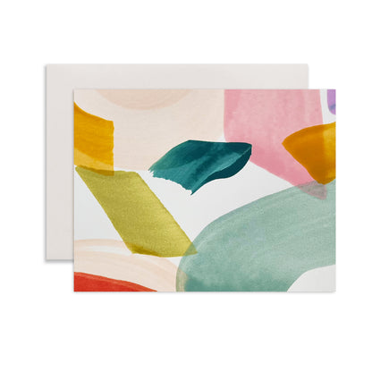 Moglea Calypso Stationery Set of 6 Colorful Handpainted Note Cards
