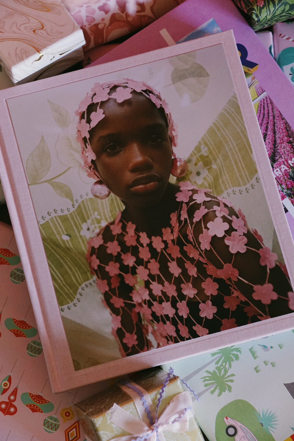 Nadine Ijewere ' Our Own Selves' book under the christmas tree