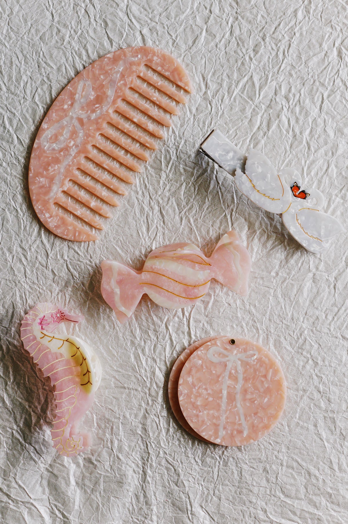 pink hair accessories - shop small gifts on wallflower