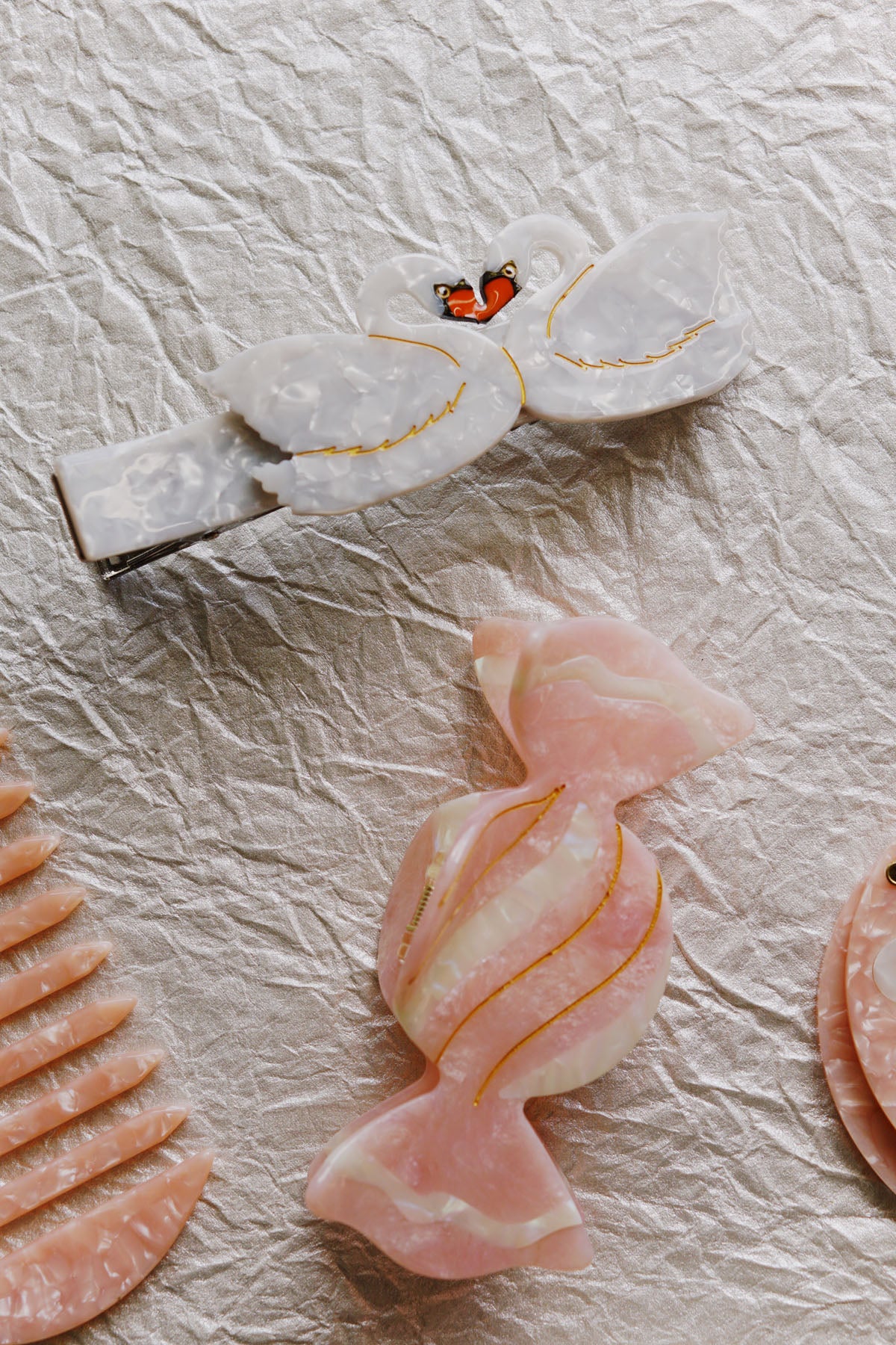 pink hair accessories - shop small gifts on wallflower