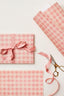 gingham pink gift wrap ✿ check gift wrap