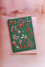 green wildflower foil birthday card