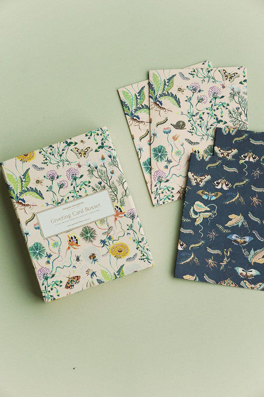 Wondergarden stationery set by bespoke letterpress
