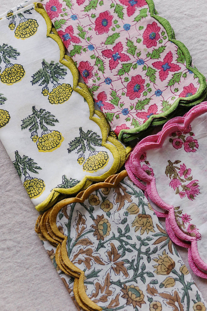 Cloth Napkins Custom Curated Dinner Napkins Blockprint Napkins Cloth napkins custom curated dinner napkins blockprint napkins