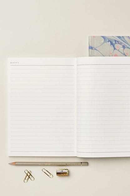 weekly undated planner blue marble