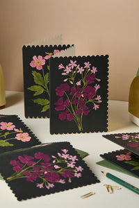 moody floral greeting cards - shop wallflower