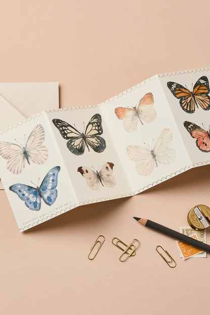 butterfly card - shop cute greeting cards on wallflower