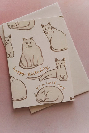 cat birthday card - shop cute greeting cards on wallflower