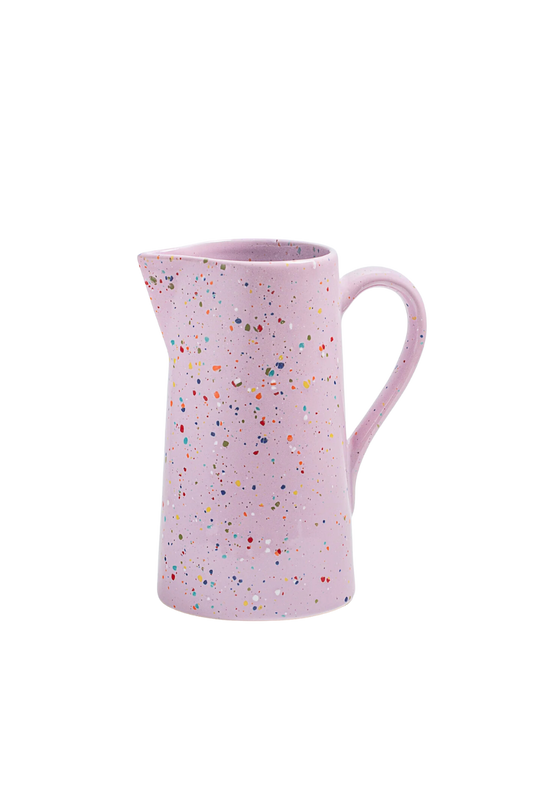pastel ceramic pitcher in lilac by egg back home from wallflower shop