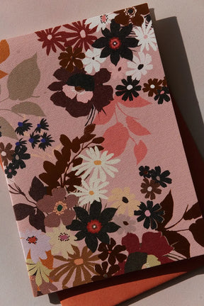 floral blank inside card