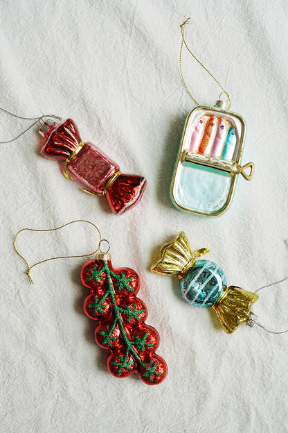 Whimsical Holiday Ornaments - Glass Christmas Ornaments from wallflower shop