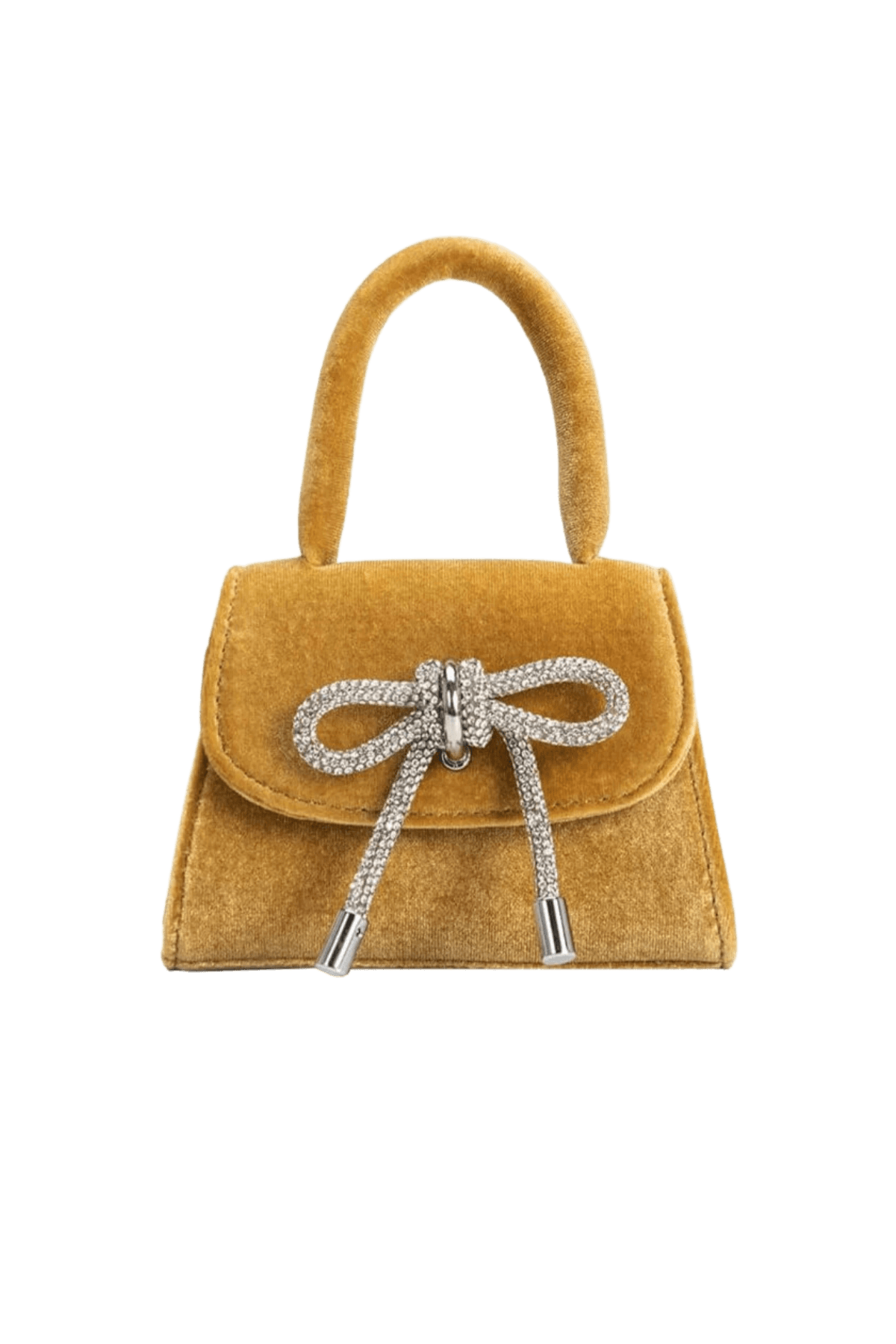 Melie Bianco Bag ✿ Sabrina Gold Velvet Clutch ✿ shop wallflower