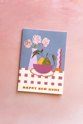 unique housewarming card with foil pressed details