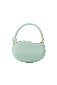 melie bianco small curved handbag jade by wallflower shop