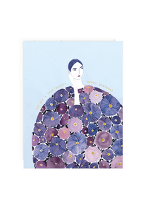 true beauty floral birthday card