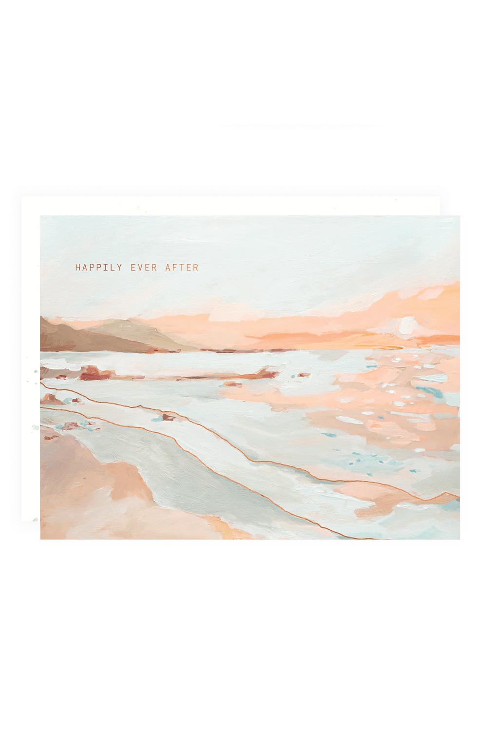 Cape Town Sunset Wedding Card