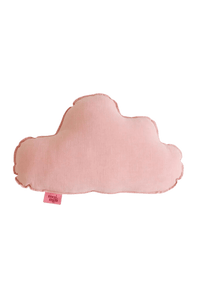 cloud shaped light pink pillow