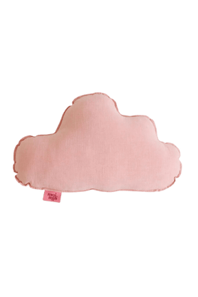 cloud shaped light pink pillow