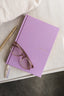 beautiful lilac linen journal