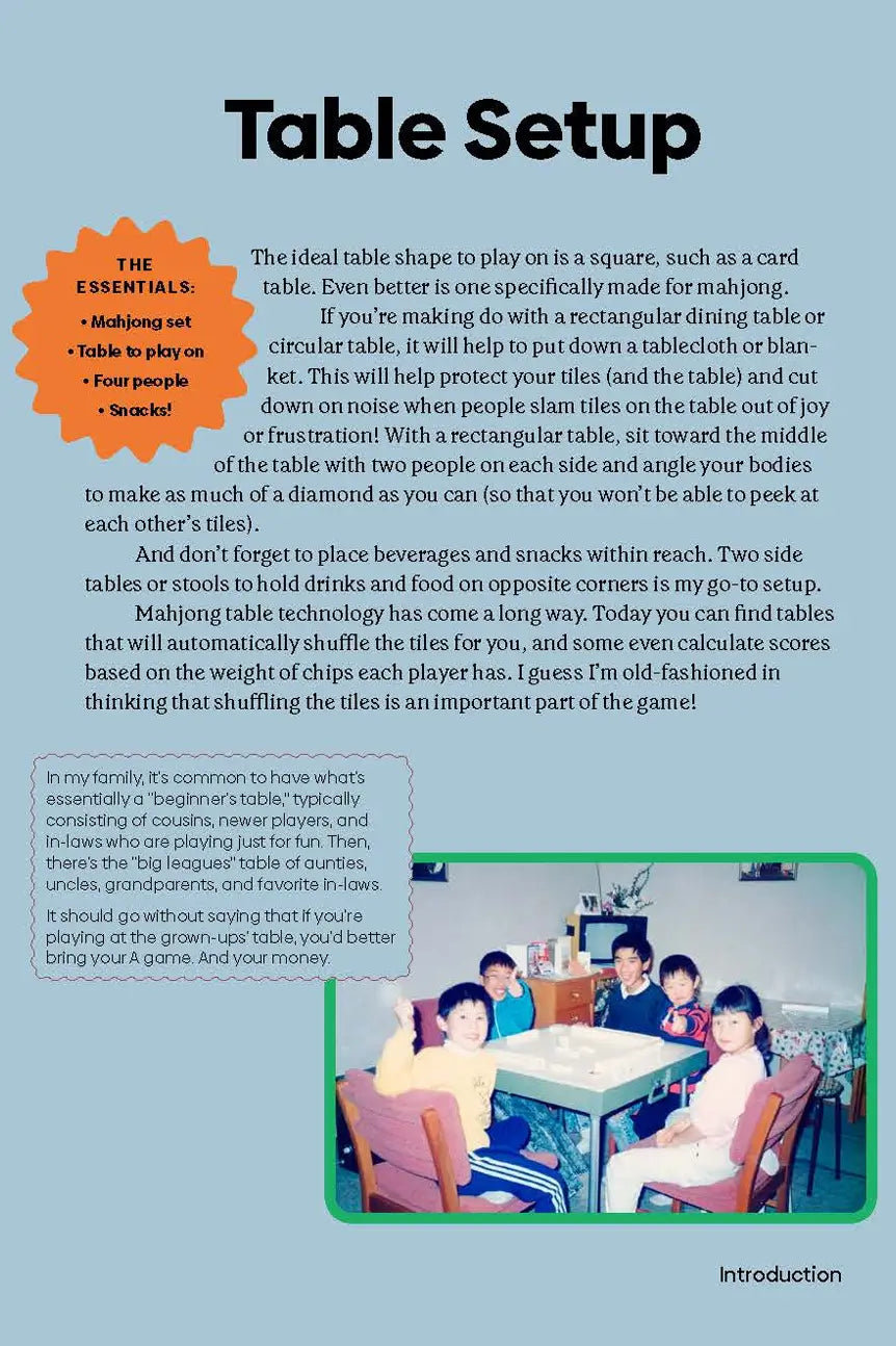 Page from Nicole Wong Mahjong book, Mahjong gifts for game lovers