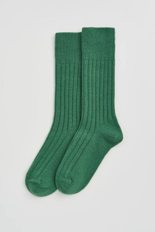 Green Merino Wool Socks for Women - Shop Luxury Gifts on Wallflower