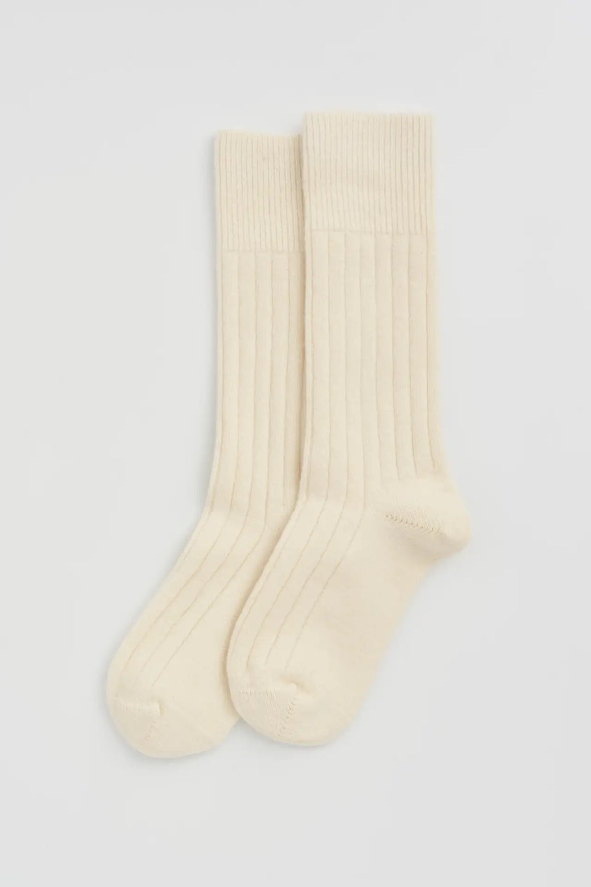 cozy cream colored merino wool socks ✿ shop small gifts for women from wallflower