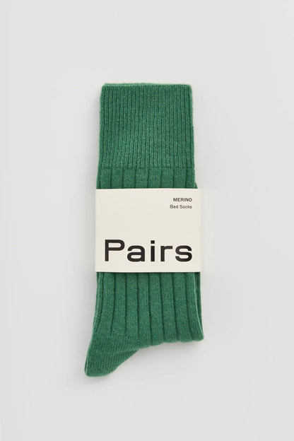 Green Merino Wool Socks for Women - Shop Christmas Gifts on Wallflower
