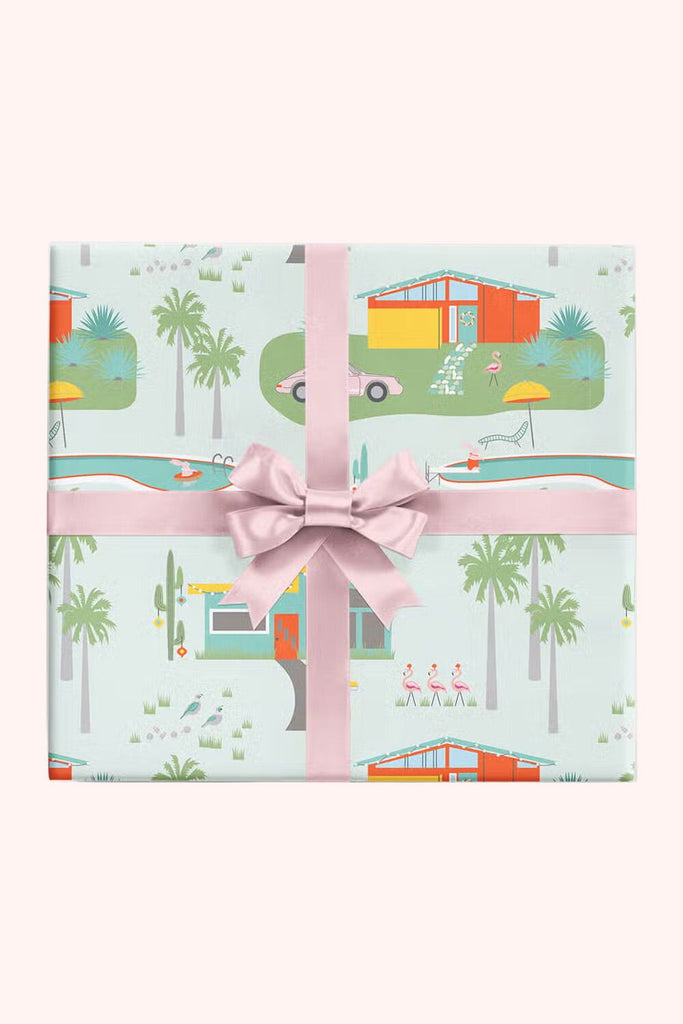 palm springs christmas gift wrap