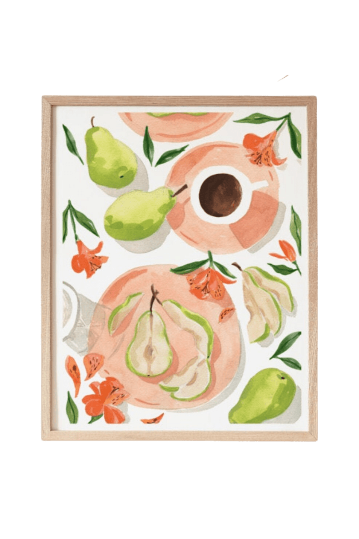pretty pears art print by sabina fenn