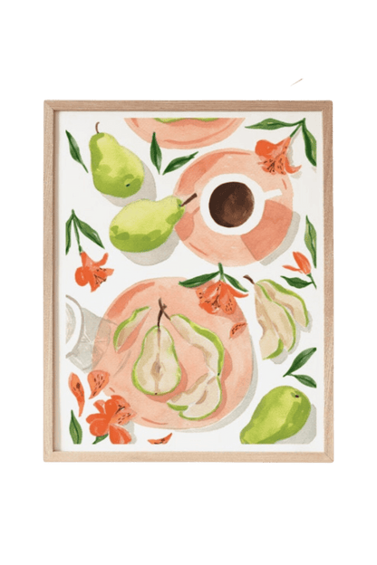 pretty pears art print by sabina fenn