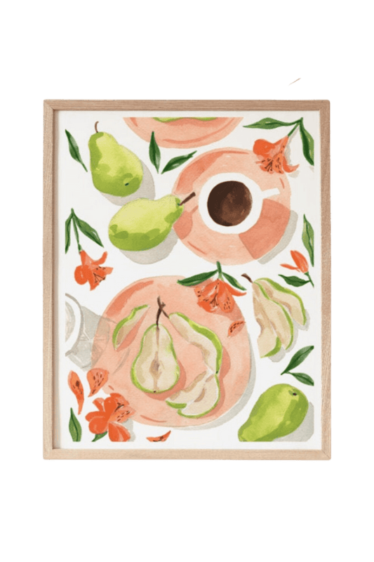 pretty pears art print by sabina fenn